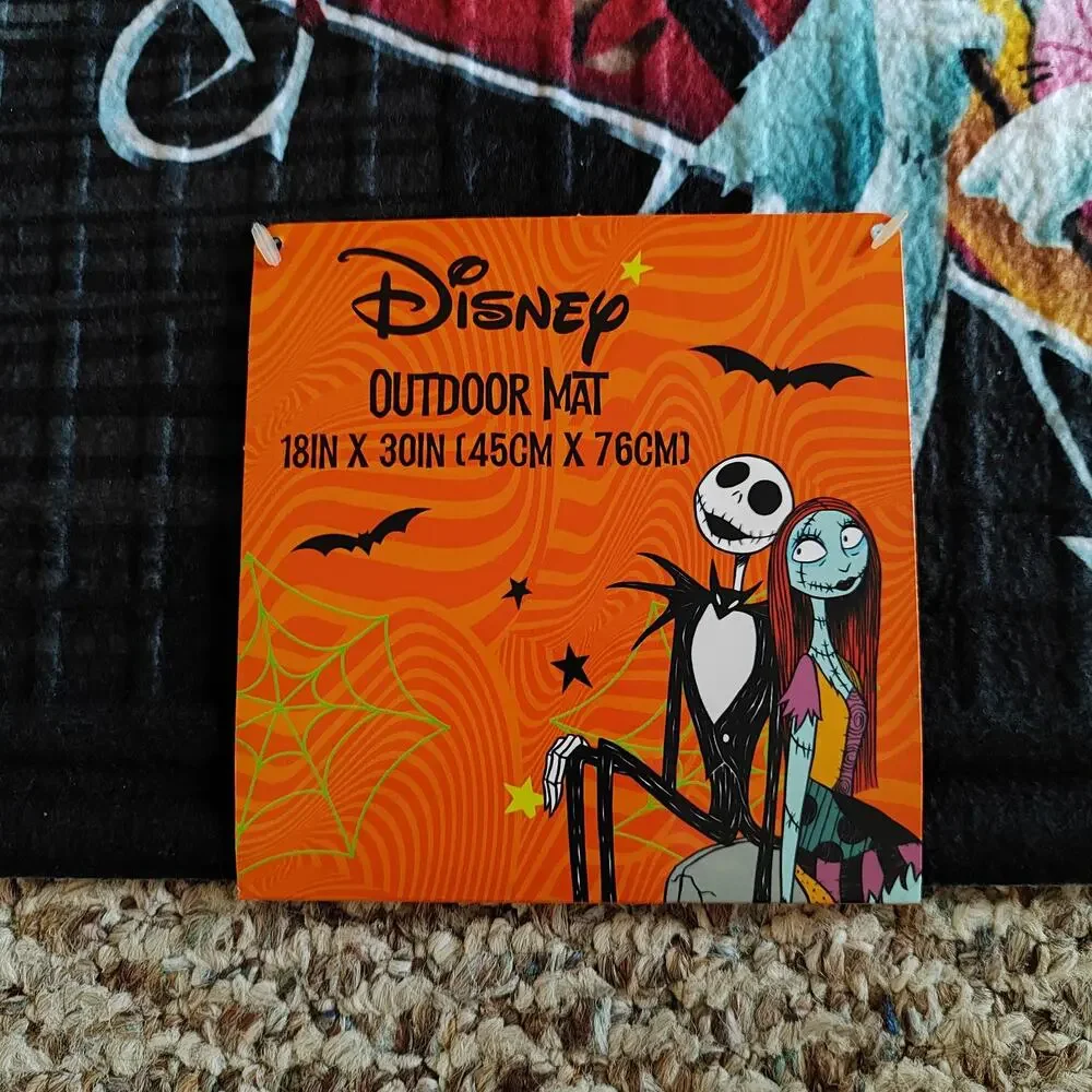 Disney Nightmare Before Christmas Jack & Sally Outdoor Doormat 18x30